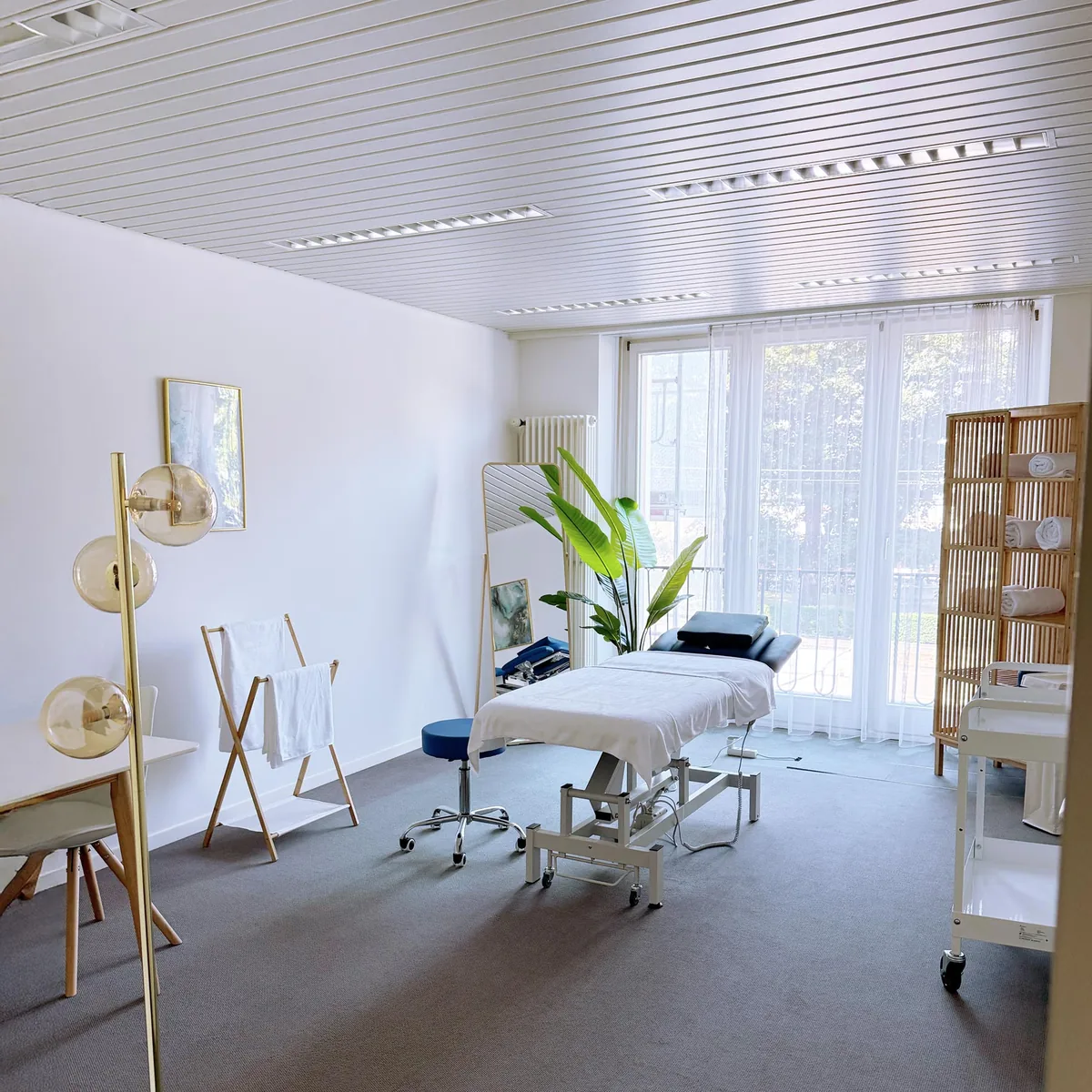 Praxisraum des Massage Zentrum Rümlang